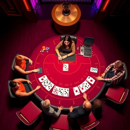 Mobile phone displaying rupiahtoto asia PMGC live-dealer table interface with dealer and game controls